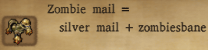 Zombie Mail Alchemy Recipe